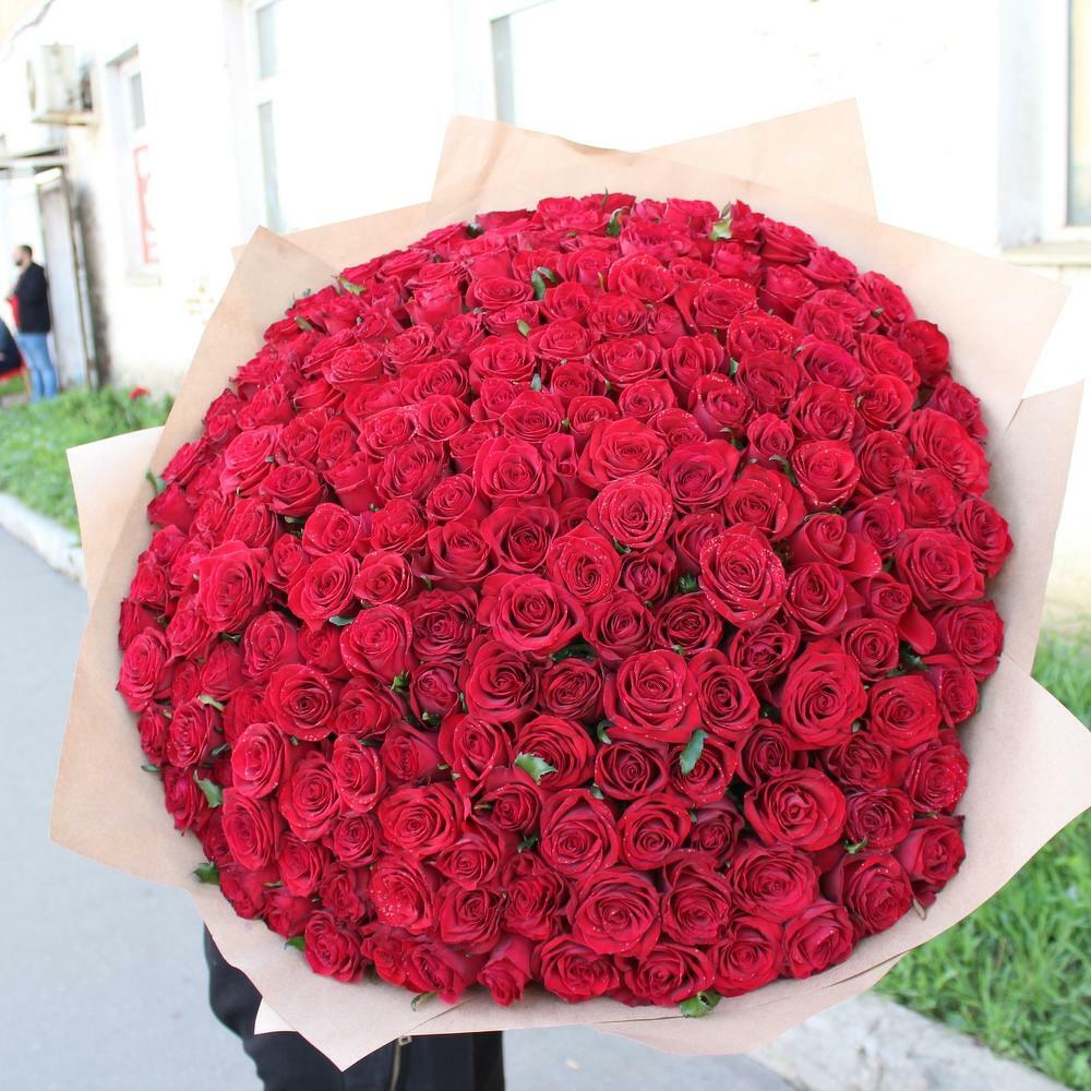 Мега букет 201 красная роза Киев
