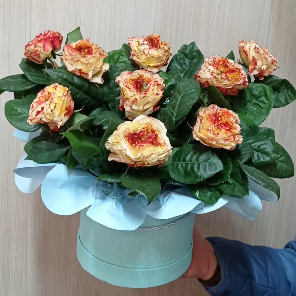 Цветы в коробке